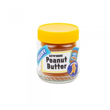 Unisex Κάλτσες Μουσταρδί - Eat My Socks Happy Peanut Butter