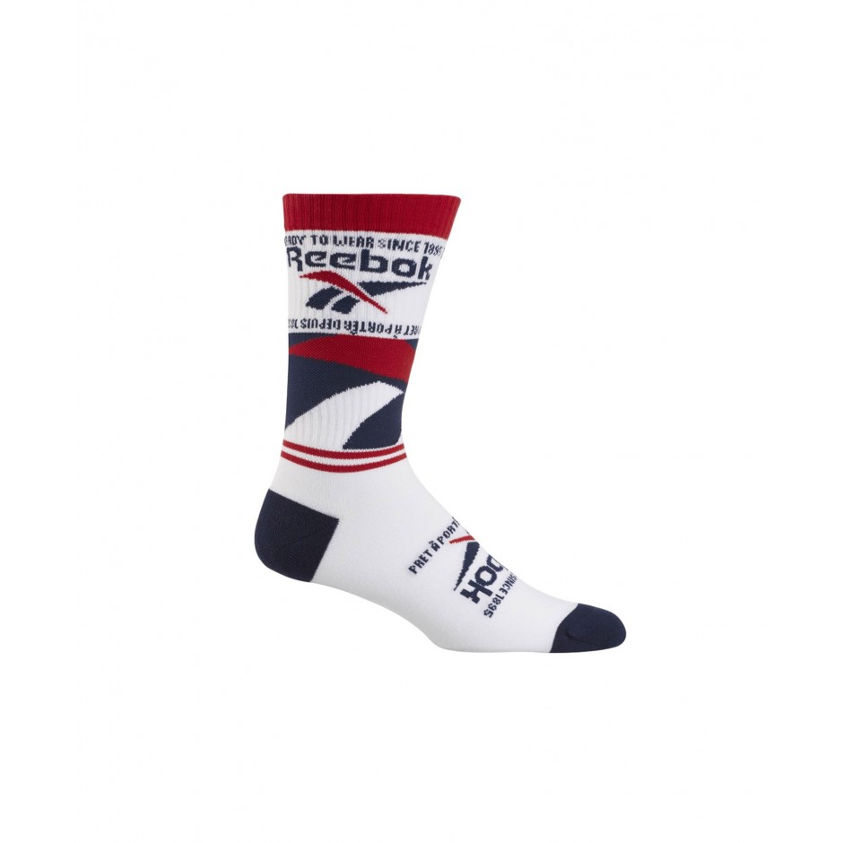 Reebok Classics GRAPHIC VECTOR CREW SOCKS ED1299 Λευκό
