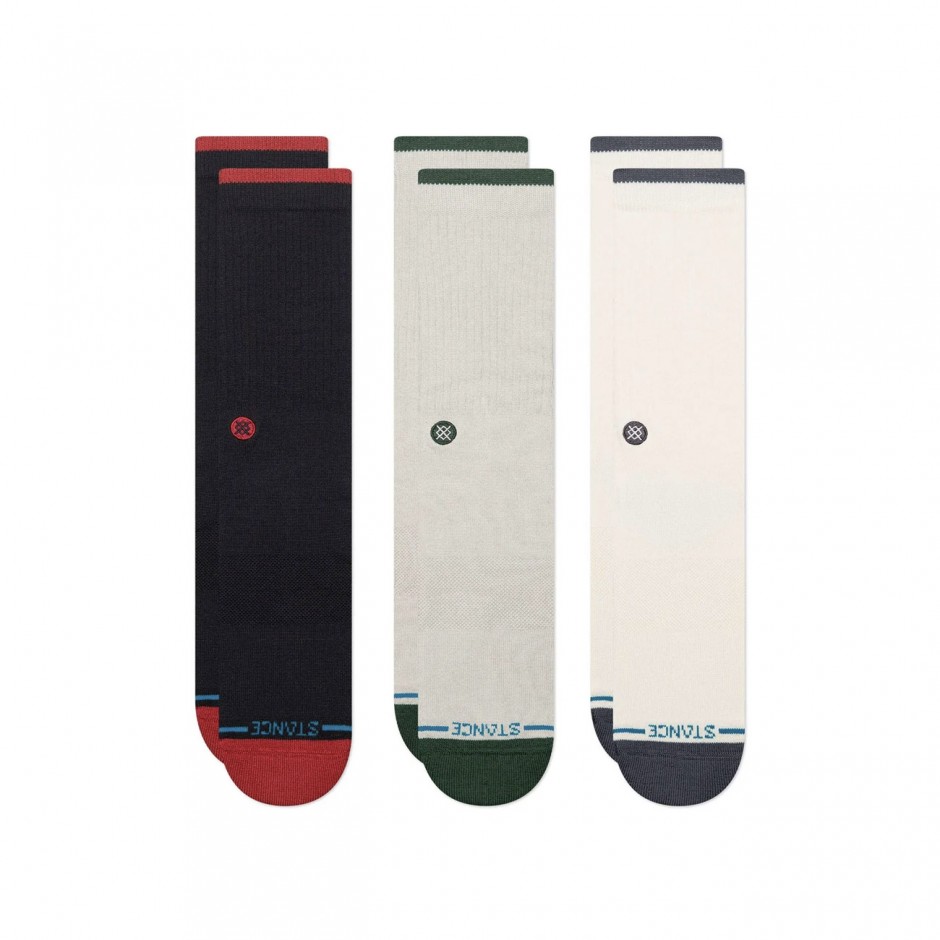 Κάλτσες Μαύρες - Stance Toner 3 Pack 