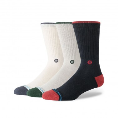 Κάλτσες Μαύρες - Stance Toner 3 Pack 