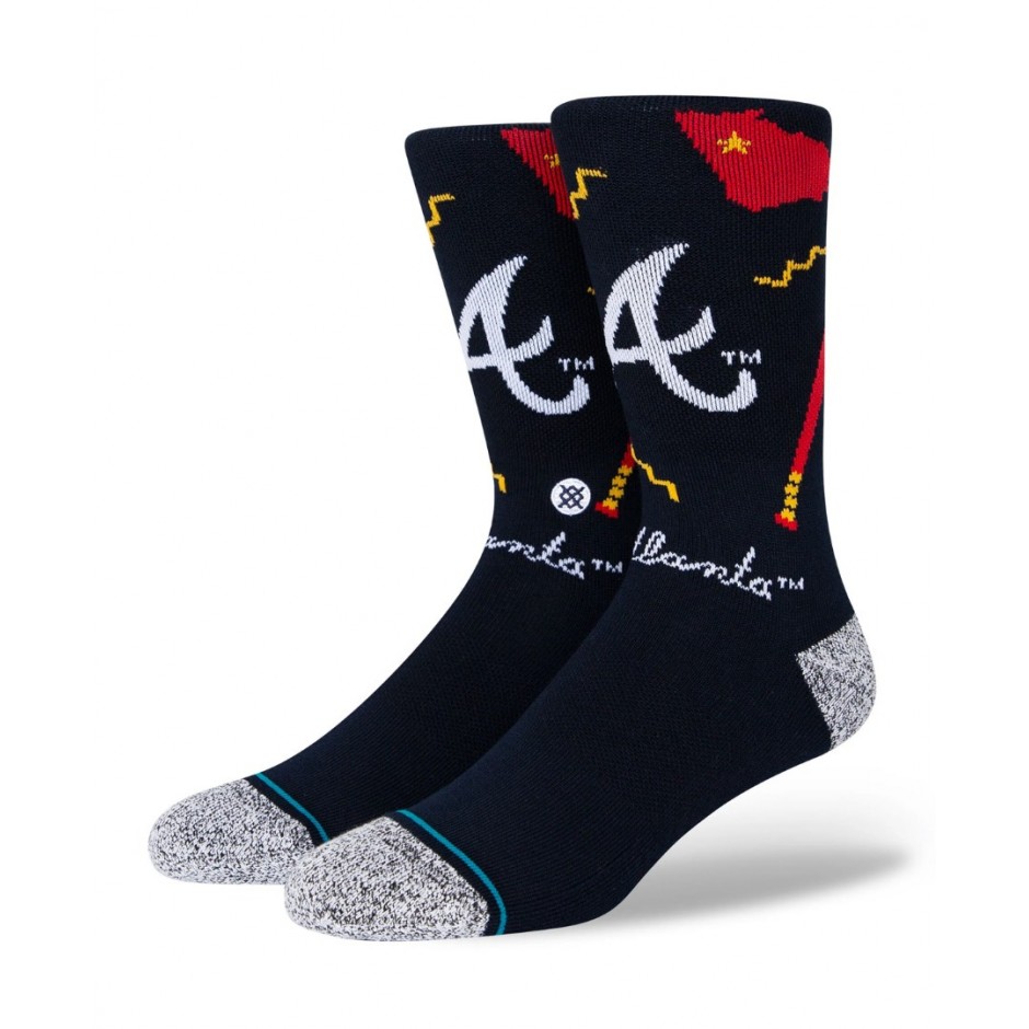 Κάλτσες STANCE MLB AT LANDMARK Πολύχρωμο A558A22ATL-NVY 
