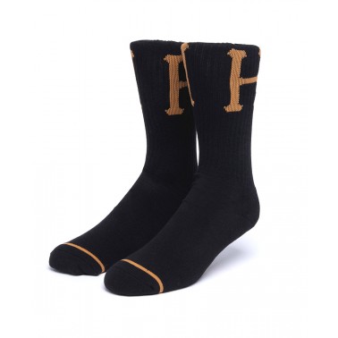 HUF CLASSIC H CREW SOCK SK00575-BLACK Μαύρο