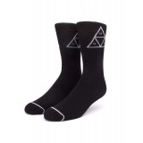 HUF ESSENTIAL TRIPLE TRIANGLE CREW SOCK SK00576-BLACK Μαύρο Εικόνα 
