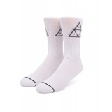 HUF ESSENTIAL TRIPLE TRIANGLE CREW SOCK SK00576-WHITE White Image 