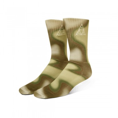 HUF SPACE DUST DIGITAL CREW SOCK SK00850-BROWN Brown