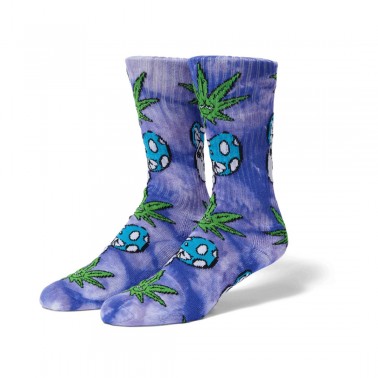 HUF GREEN BUDDY MUSHROOM TD SOCK SK00813-PURPL Purple