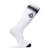 VOLCOM HIGH STRIPE SOCK PR D6312304-WHT White Image 1