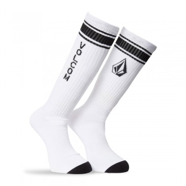 Κάλτσες Λευκές - Volcom High Stripe