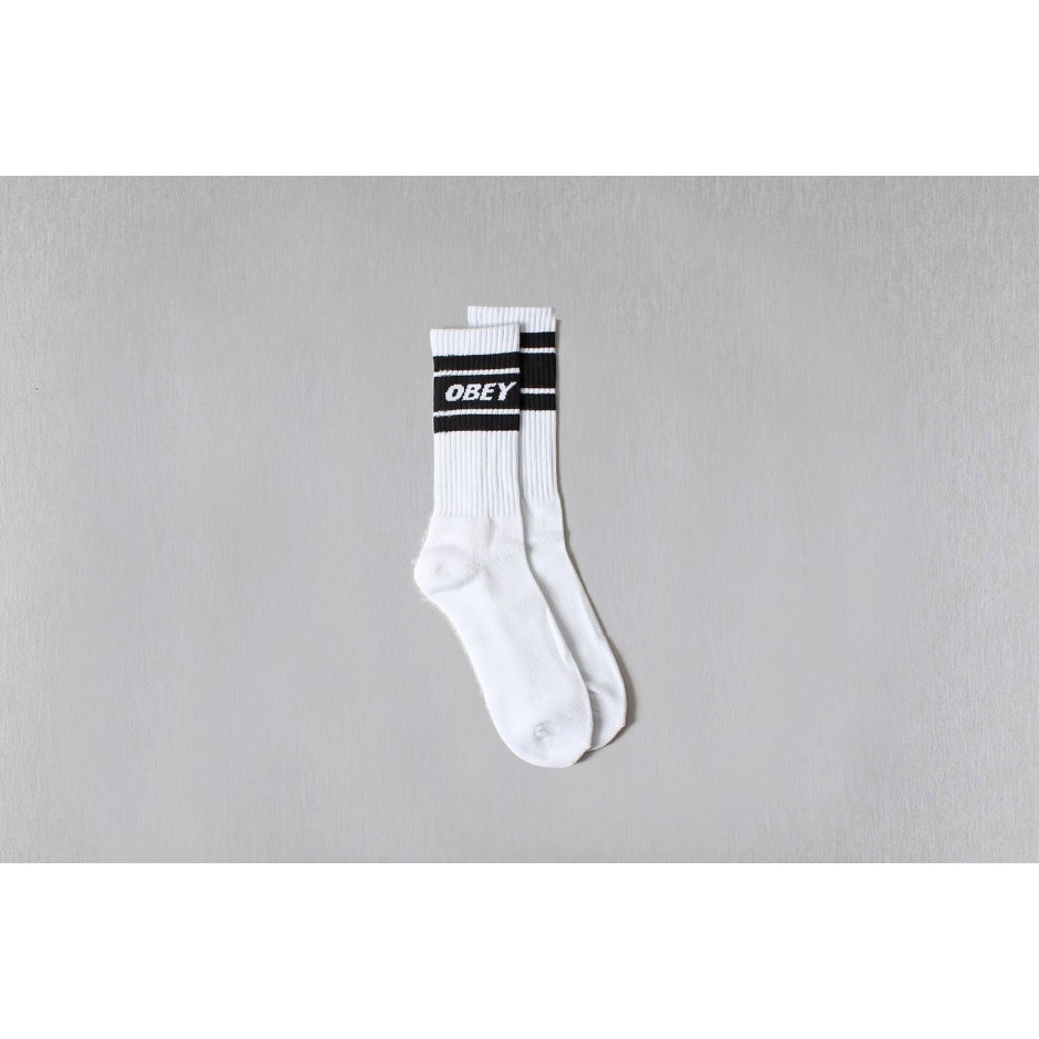 OBEY COOPER II SOCKS 100260093-WHBK White