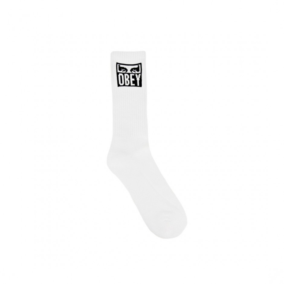 OBEY EYES ICON SOCKS 100260141-WHT White