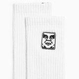 OBEY ICON FACE SOCKS 100260193-WHT White Image 0