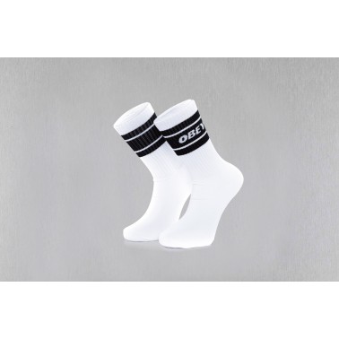OBEY COOPER II SOCKS 100260093-WHBK White