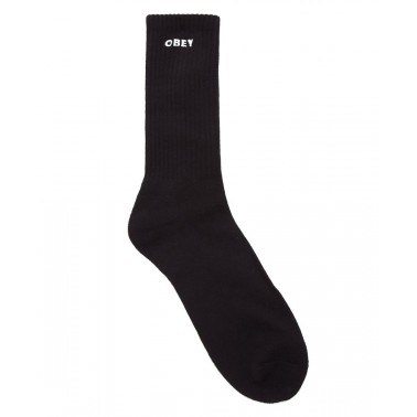 OBEY BOLD SOCKS 100260144-BLK Black