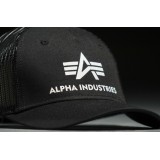 ALPHA INDUSTRIES BASIC TRUCKER CAP 186902-03 Μαύρο