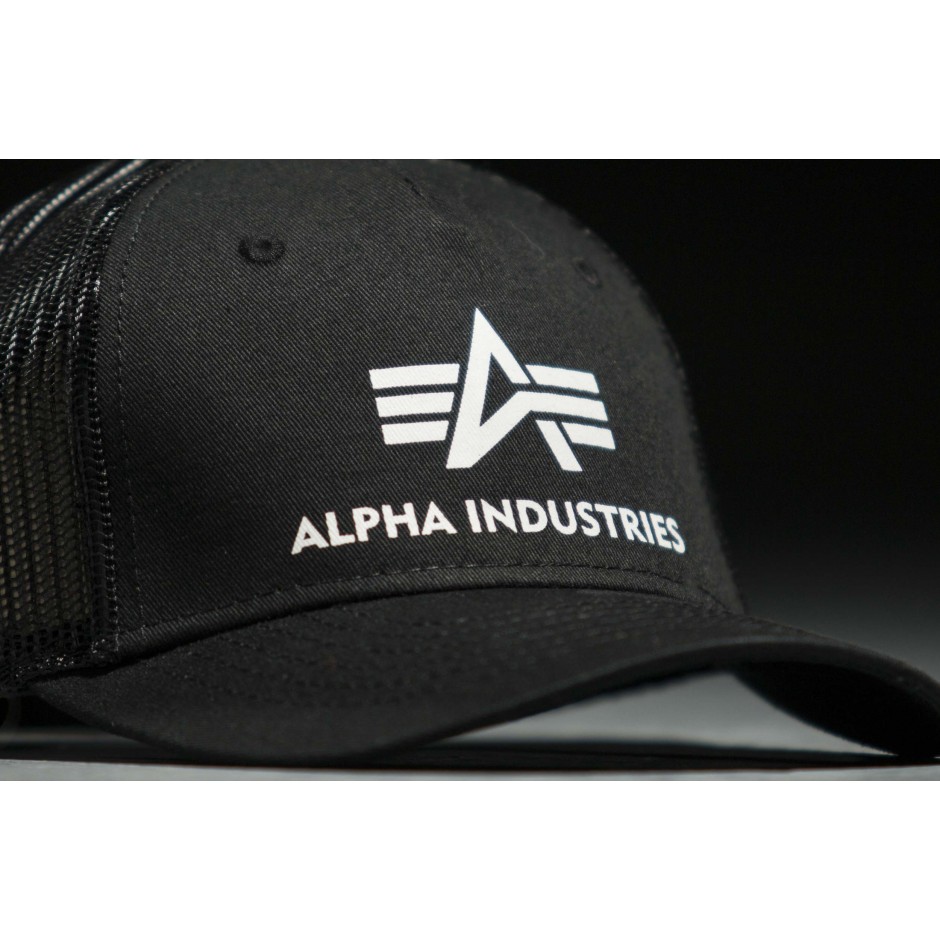 ALPHA INDUSTRIES BASIC TRUCKER CAP 186902-03 Μαύρο