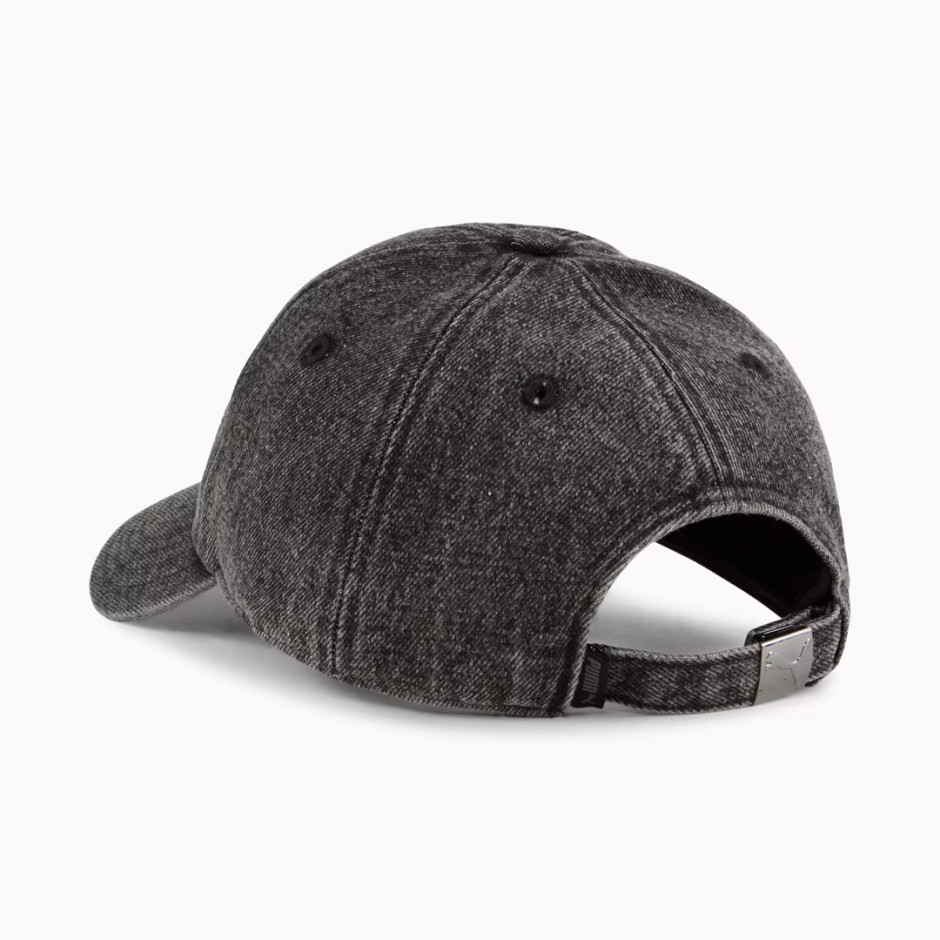 PUMA WARDROBE ESS METAL W WASH DAD CAP 025968-01 Black