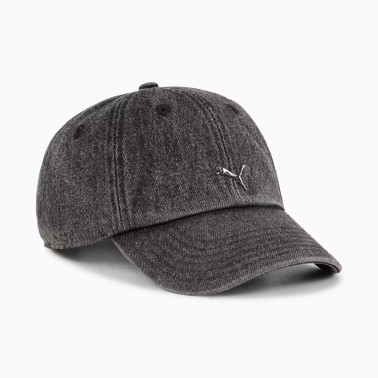 Καπέλο Μαύρο - PUMA Wardrobe Essentials Metal Dad Cap