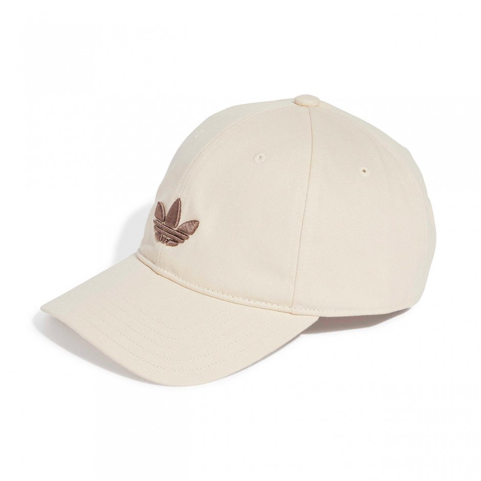Καπέλο Εκρού - adidas Originals Adicolor Classic Trefoil Baseball