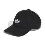 Καπέλο Μαύρο - adidas Originals Adicolor Classic Trefoil Baseball Εικόνα 
