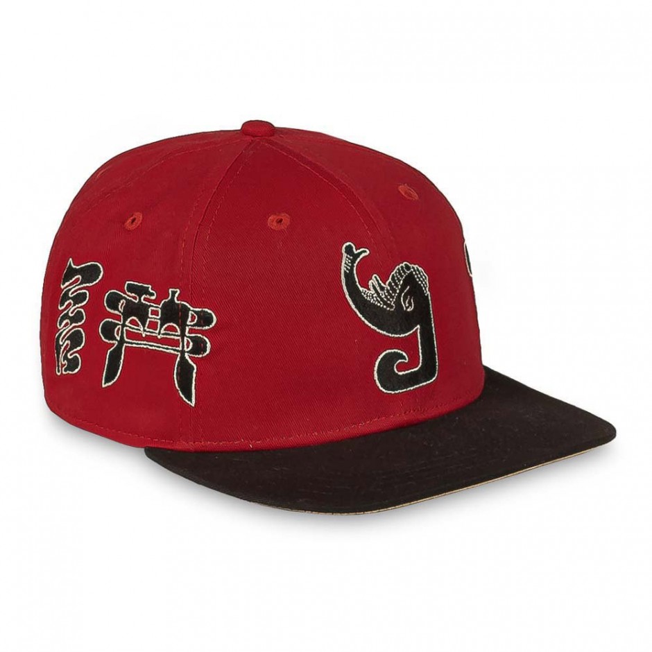 GRIMEY TUSKER TEMPLE BICOLOR SNAPBACK CAP GRC354-RED Red