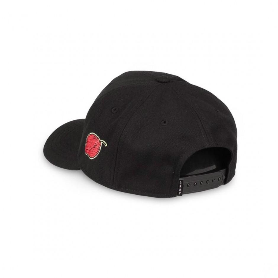 GRIMEY SUPASTAR  CURVED VISOR SNAPBACK CAP GRCC371-BLK Black
