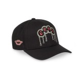 GRIMEY SUPASTAR  CURVED VISOR SNAPBACK CAP GRCC371-BLK Black Image 1