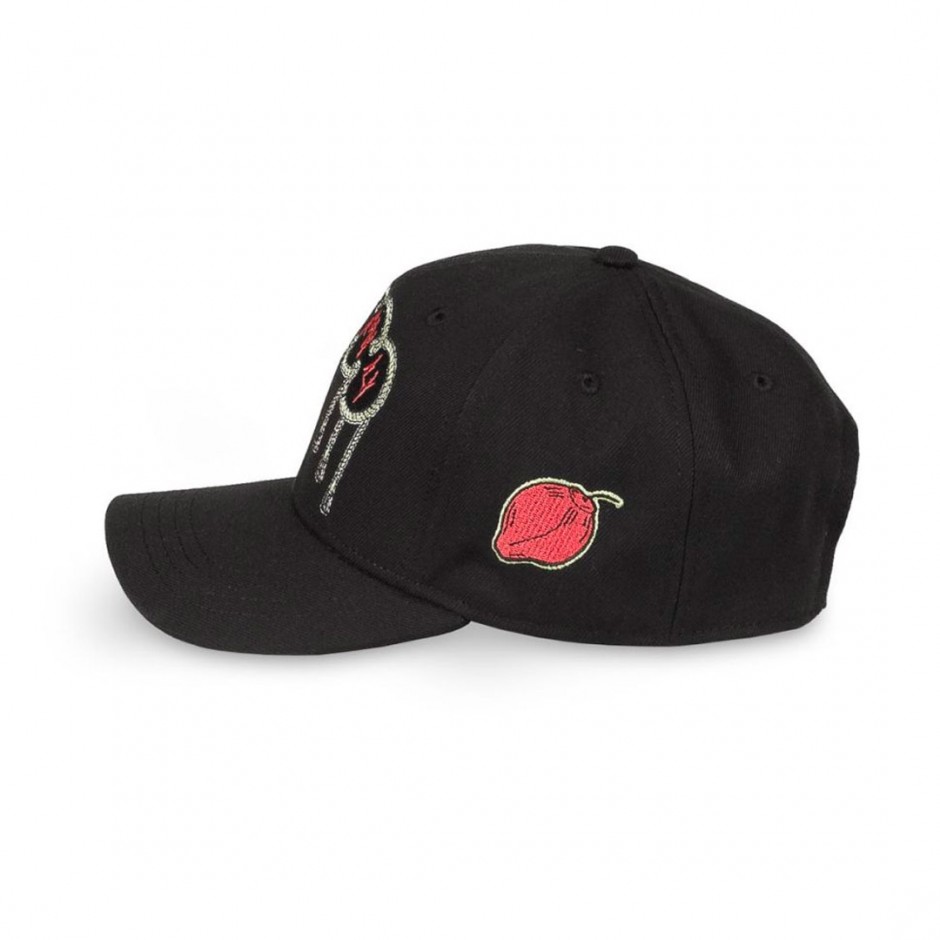 GRIMEY SUPASTAR  CURVED VISOR SNAPBACK CAP GRCC371-BLK Black