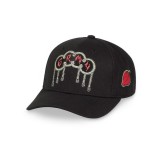 GRIMEY SUPASTAR  CURVED VISOR SNAPBACK CAP GRCC371-BLK Black Image 