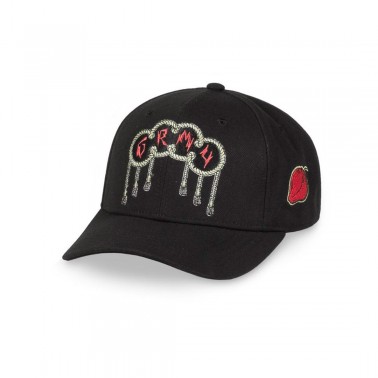 GRIMEY SUPASTAR  CURVED VISOR SNAPBACK CAP GRCC371-BLK Black