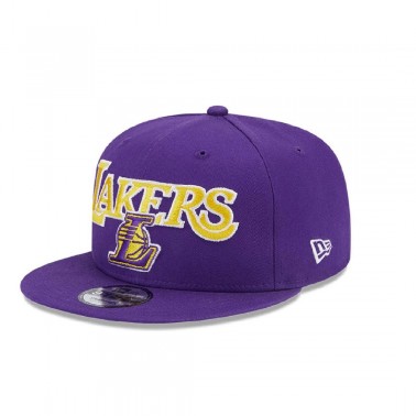 New Era Los Angeles Lakers NBA Patch 9FIFTY Μωβ - Καπέλο