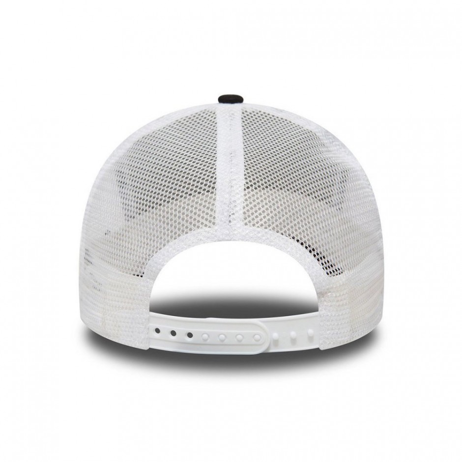 NEW ERA NEW YORK YANKEES CLEAN BLACK A-FRAME TRUCKER CAP Μαύρο