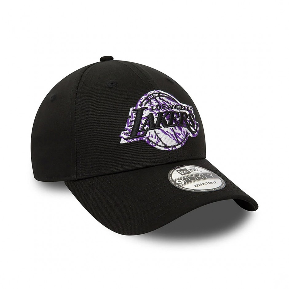 New Era LA Lakers NBA Infill Black 9FORTY Μαύρο - Καπέλο
