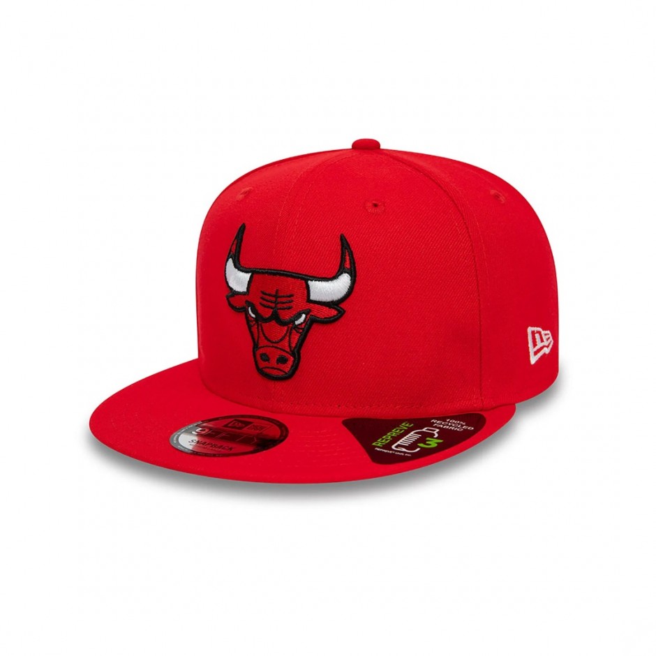 Καπέλο Κόκκινο - New Era Chicago Bulls NBA Repreve 9FIFTY