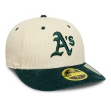NEW ERA MLB CORD 59FIFTY LP OAKATH 60691126 Beige Image 1