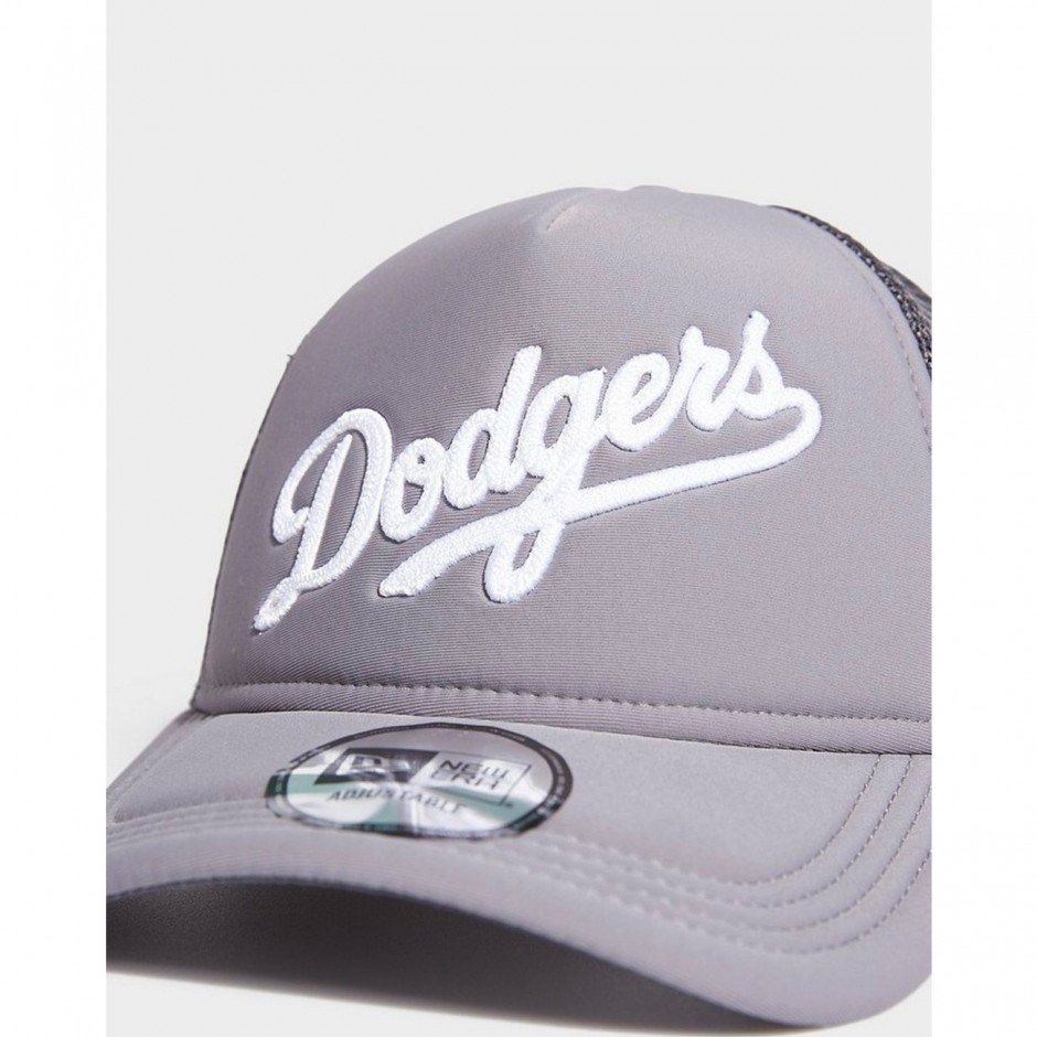 Καπέλο Ανθρακί - New Era LA Dodgers MLB Script 9FORTY A-Frame
