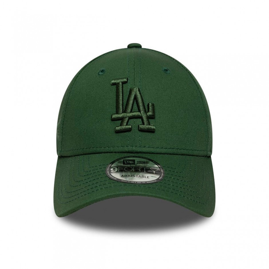 Καπέλο Κυπαρισσί - New Era LA Dodgers MLB League Essential Dark Green 9FORTY