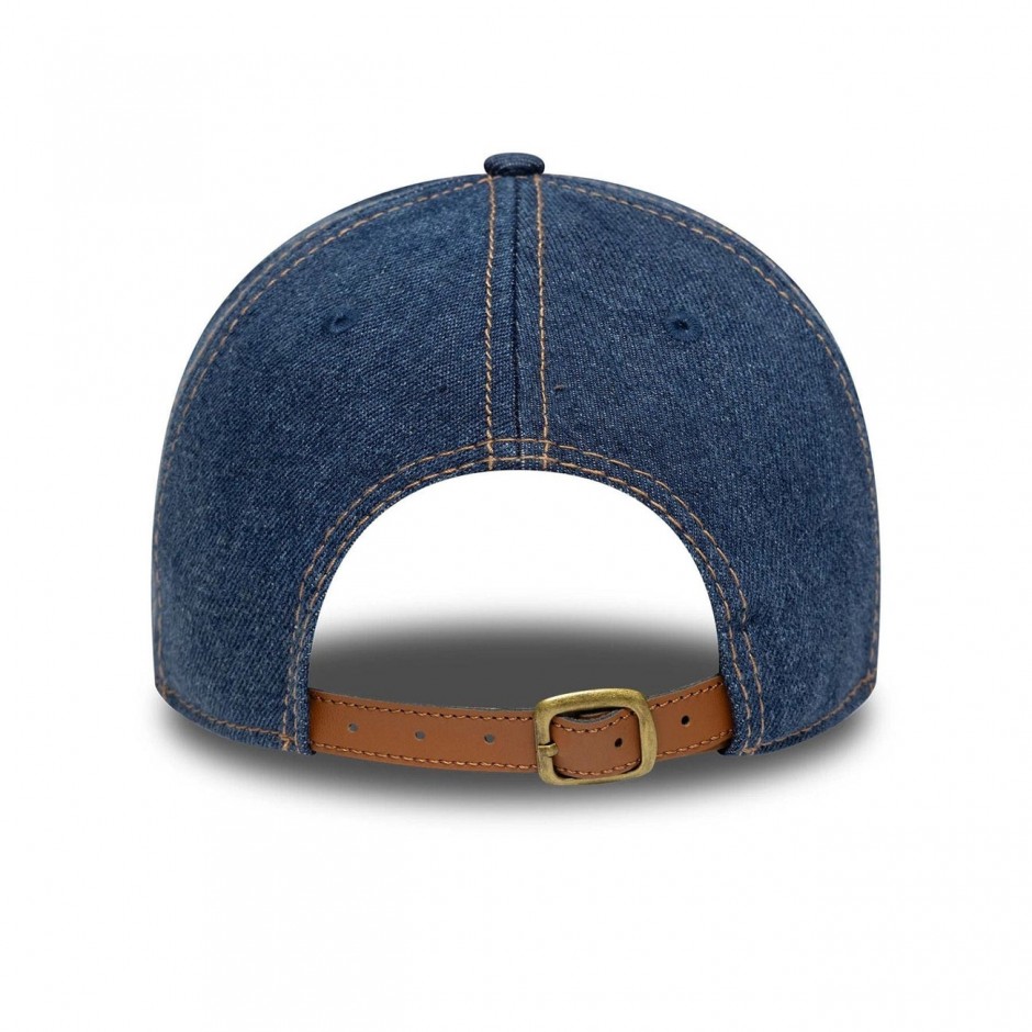 Καπέλο Μπλε - New Era New York Yankees MLB Denim Distressed Navy 9TWENTY