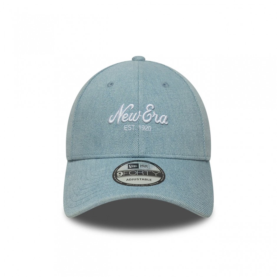 Καπέλο Μπλε - New Era Denim Pastel Blue 9FORTY