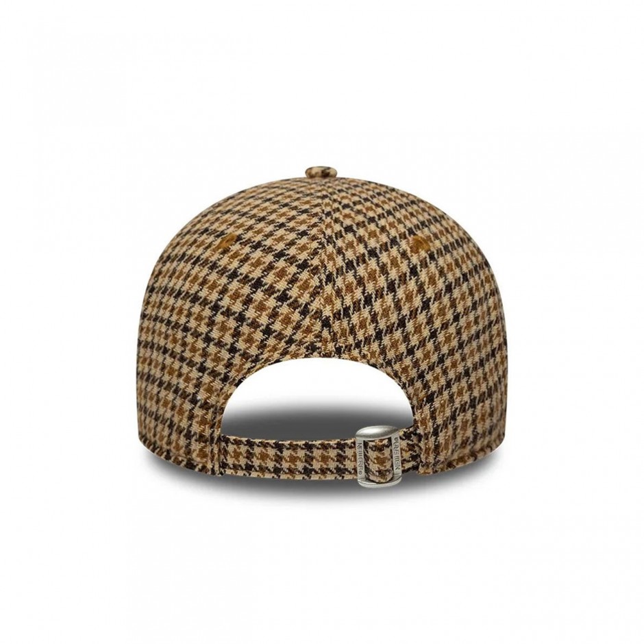 Καπέλο Μπεζ - New Era New York Yankees MLB Check Beige 9TWENTY A-Frame
