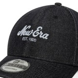 Καπέλο Μαύρο - New Era Denim Black 9FORTY Εικόνα 1