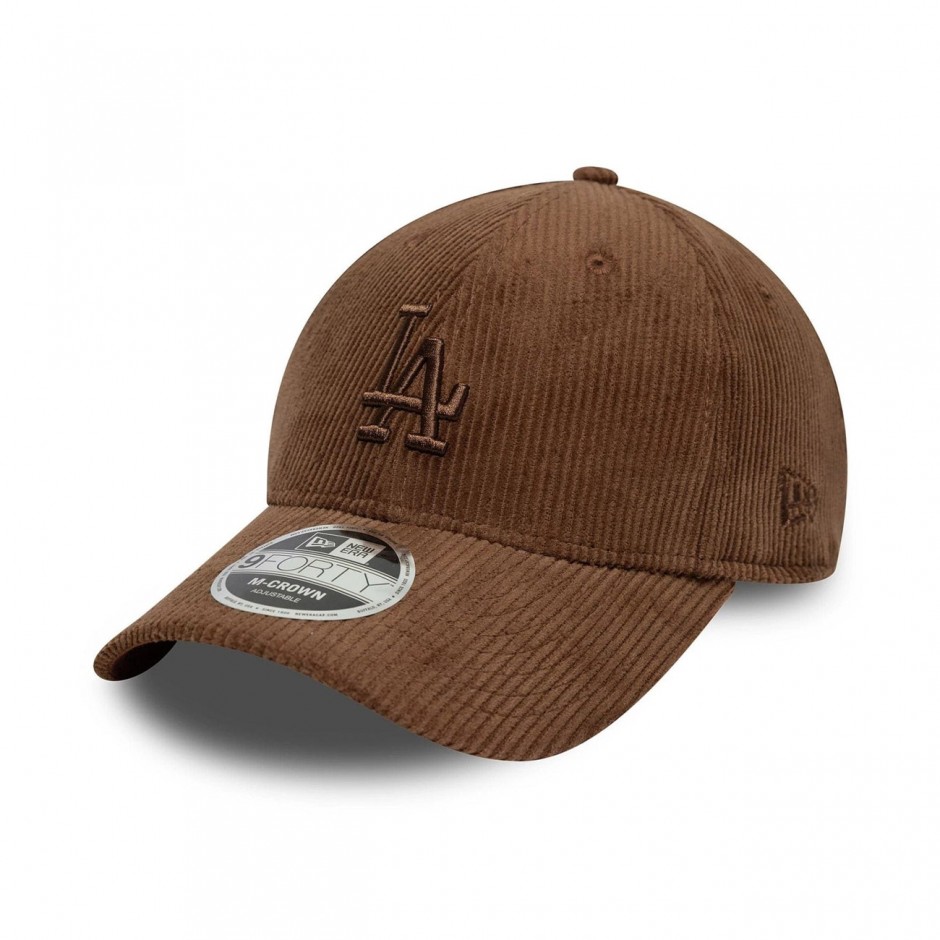 Καπέλο Καφέ - New Era LA Dodgers MLB Cord Brown 9FORTY M-Crown