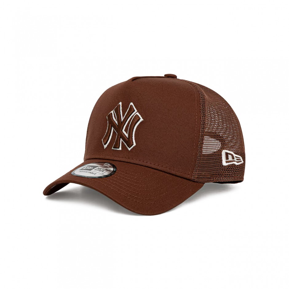 Cap Brown - New Era New York Yankees MLB Team Outline 9FORTY E-Frame
