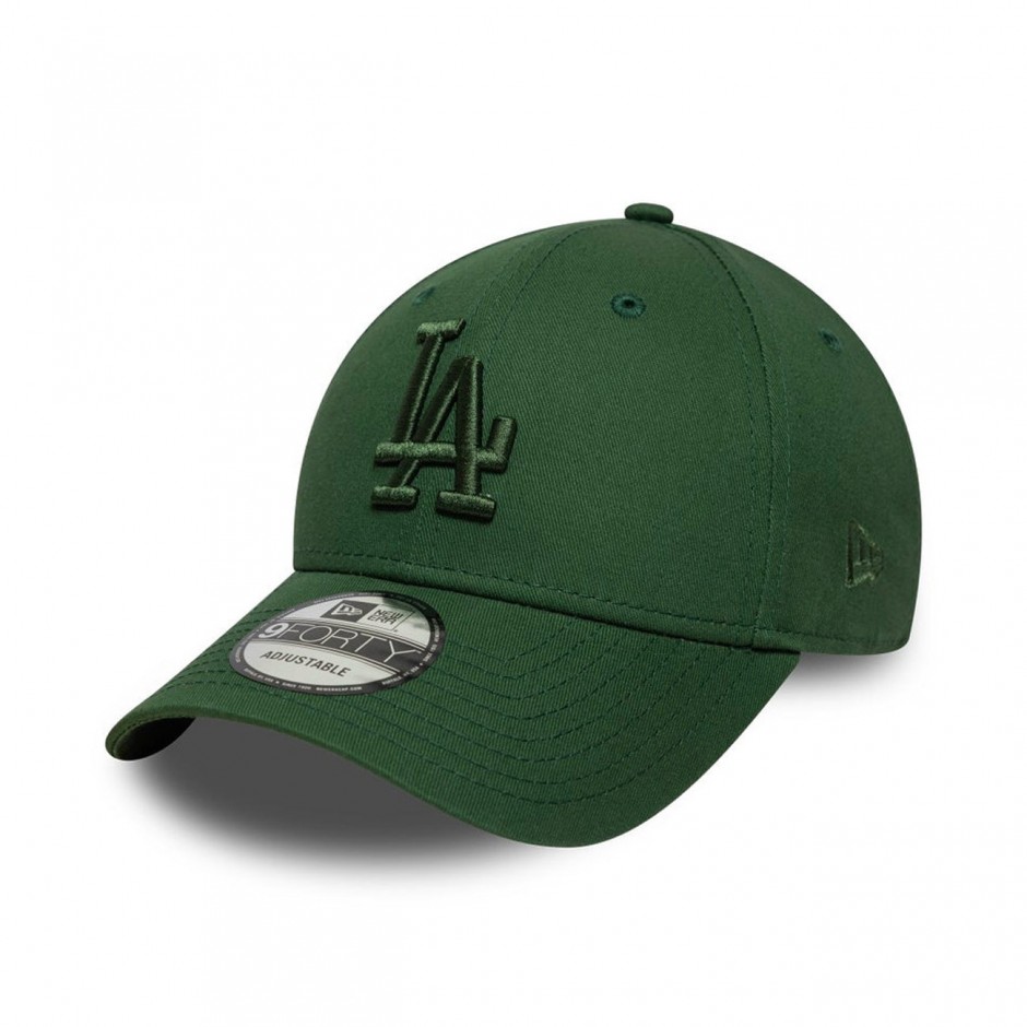 Καπέλο Κυπαρισσί - New Era LA Dodgers MLB League Essential Dark Green 9FORTY