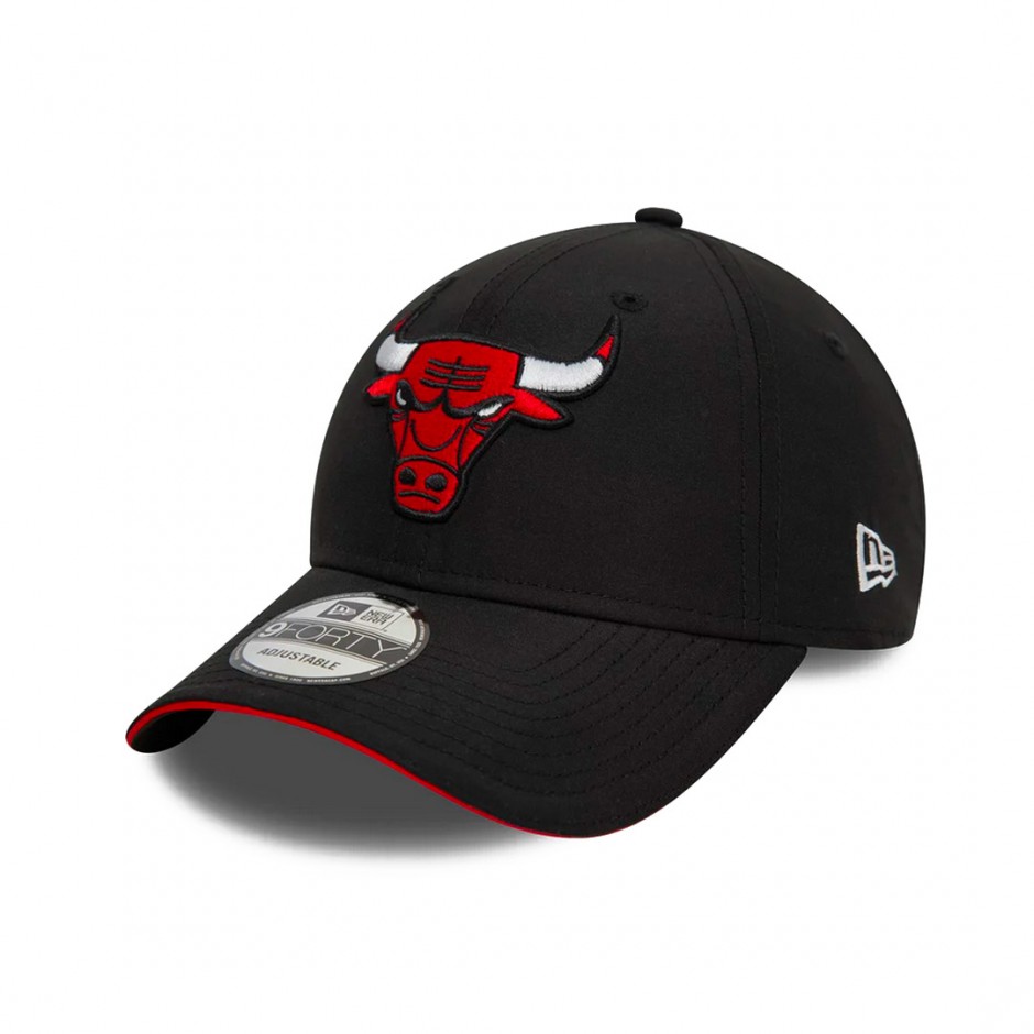 Καπέλο Μαύρο - New Era Chicago Bulls Microfibre Black 9FORTY