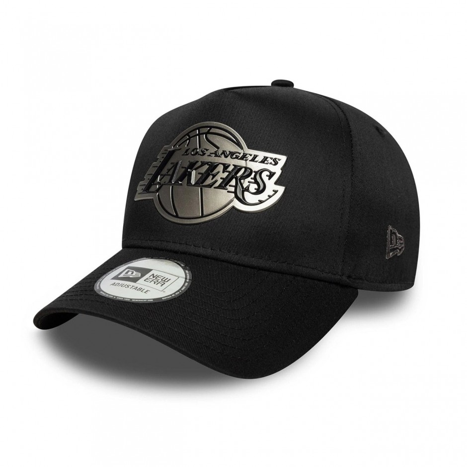 Καπέλο Μαύρο - New Era LA Lakers NBA Metallic Black 9FORTY E-Frame