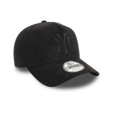 Καπέλο Μαύρο - New Era New York Yankees MLB Faux Suede 9FORTY E-Frame Εικόνα 