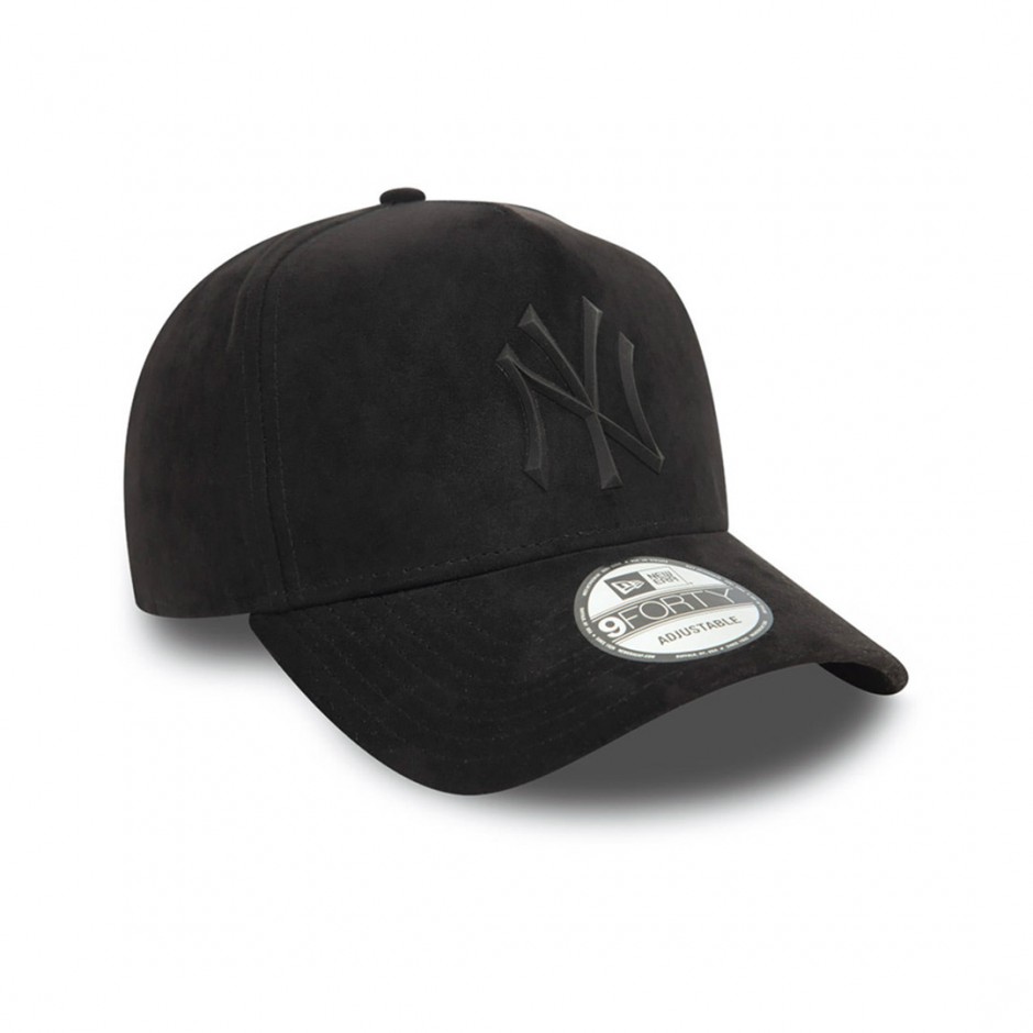 Καπέλο Μαύρο - New Era New York Yankees MLB Faux Suede 9FORTY E-Frame