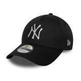 Καπέλο Μαύρο - New Era New York Yankees MLB Metallic Black 9FORTY Εικόνα 