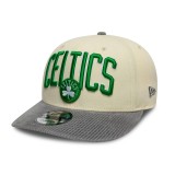 Καπέλο Μπεζ - New Era Boston Celtics NBA Cord Visor Cream 9FIFTY Εικόνα 