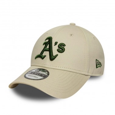 Καπέλο Μπεζ - New Era Oakland Athletics MLB League Essential Cream 9FORTY